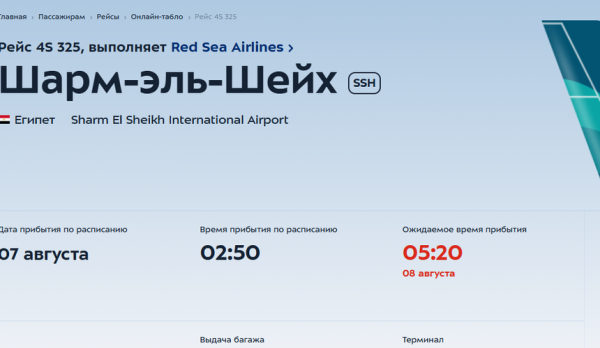 Задержка вылета Red Sea Airlines из Шарм-эль-Шейха превысила сутки Задержка вылета Red Sea Airlines из Шарм-эль-Шейха превысила сутки