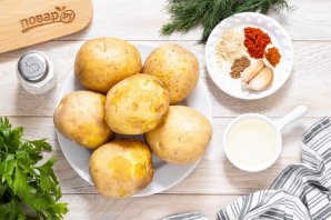 Запеченный молодой картофель Запеченный молодой картофель