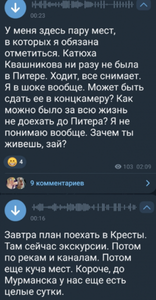 Евгения Дорожкина поражена тем, что Квашникова никогда не была в Питере Евгения Дорожкина поражена тем, что Квашникова никогда не была в Питере