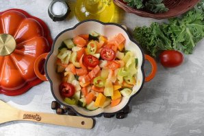 Рагу из тыквы с овощами