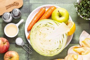 Салат из капусты с яблоками Салат из капусты с яблоками