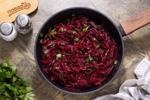 Салат из жареной свеклы Салат из жареной свеклы