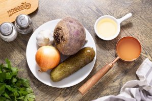 Салат из жареной свеклы Салат из жареной свеклы