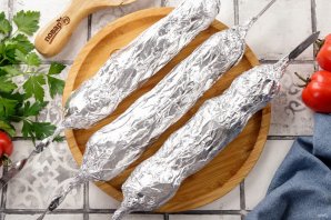Шашлык из картофеля Шашлык из картофеля