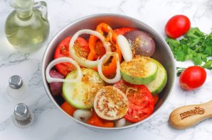 Шашлык из овощей Шашлык из овощей