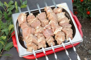 Шашлык из свиной шеи