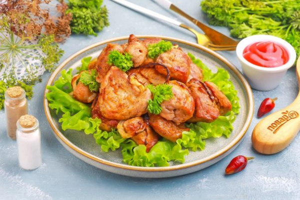 Шашлык с уксусом