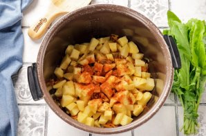 Щи из щавеля в мультиварке
