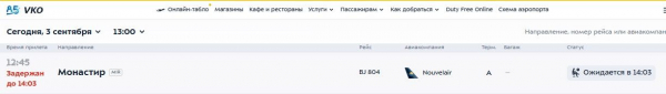 Туристы вылетят в Тунис из Москвы более чем на полсуток позже Туристы вылетят в Тунис из Москвы более чем на полсуток позже