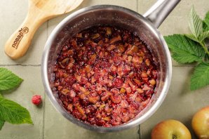 Варенье из яблок и малины Варенье из яблок и малины