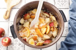 Варенье из яблок с апельсинами в мультиварке