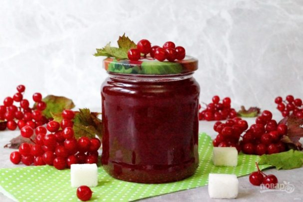 Желе из калины Желе из калины