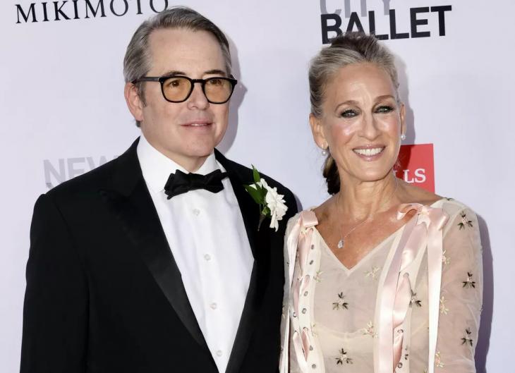 Сара Джессика Паркер с Мэттью Бродериком на гала-вечере New York City Ballet в Нью-Йорке
Сара Джессика Паркер с Мэттью Бродериком на гала-вечере New York City Ballet в Нью-Йорке