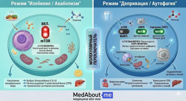 Искусство долголетия: осознанное голодание как биологическая перезагрузка организма&nbsp;