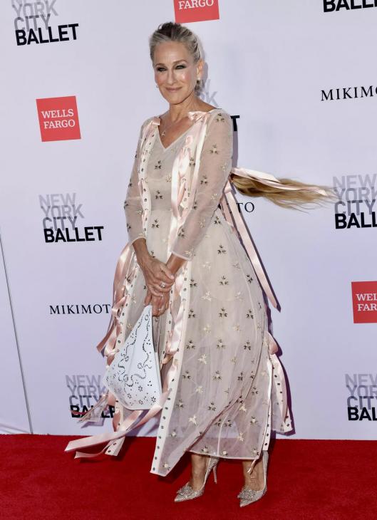 Сара Джессика Паркер с Мэттью Бродериком на гала-вечере New York City Ballet в Нью-Йорке
Сара Джессика Паркер с Мэттью Бродериком на гала-вечере New York City Ballet в Нью-Йорке