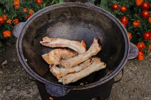 Гороховый суп на костре
