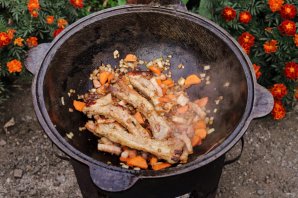 Гороховый суп на костре