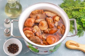 Маринованные маслята без уксуса
