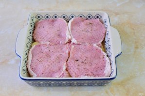 Мясо по-французски с картофелем и помидорами Мясо по-французски с картофелем и помидорами