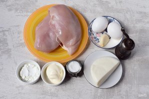 Рубленые куриные котлеты с сыром Рубленые куриные котлеты с сыром