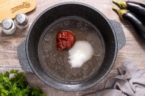Солянка с баклажанами Солянка с баклажанами