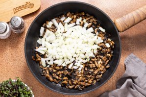 Запеканка с шампиньонами Запеканка с шампиньонами