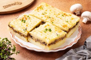Запеканка с шампиньонами Запеканка с шампиньонами